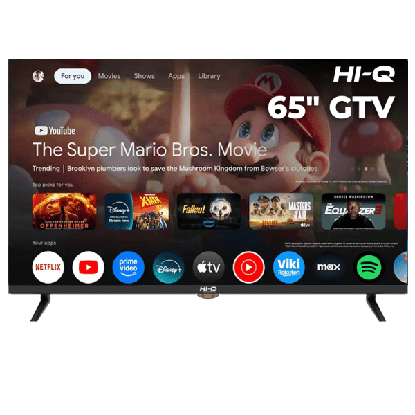 HI-Q 65″ GTV Google TV (64 GB Storage) 1